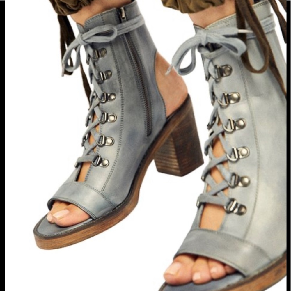 NEW $178 Free People City of Lights Heel Boots 9 - Picture 2 of 14
